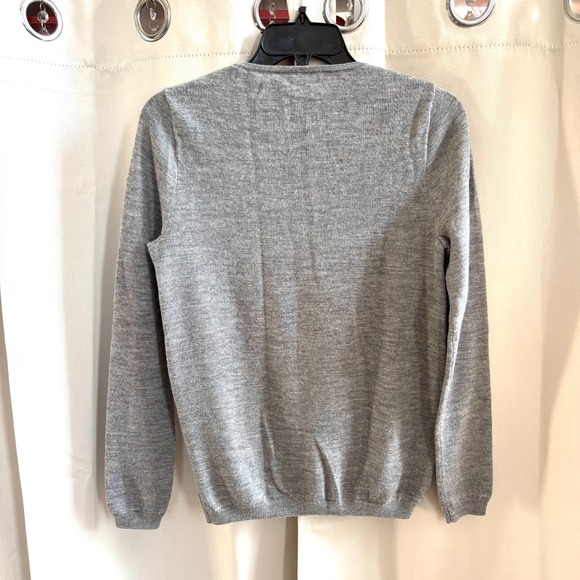 J Crew Women Sweater XS Merino Wool Preppy Nordic Print Outdoor Western 18891x - Picture 2 of 9